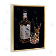 Ziwei Li | Splashing Liqueur Glam Whiskey Bottle