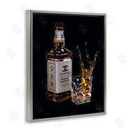 Ziwei Li | Splashing Liqueur Glam Whiskey Bottle