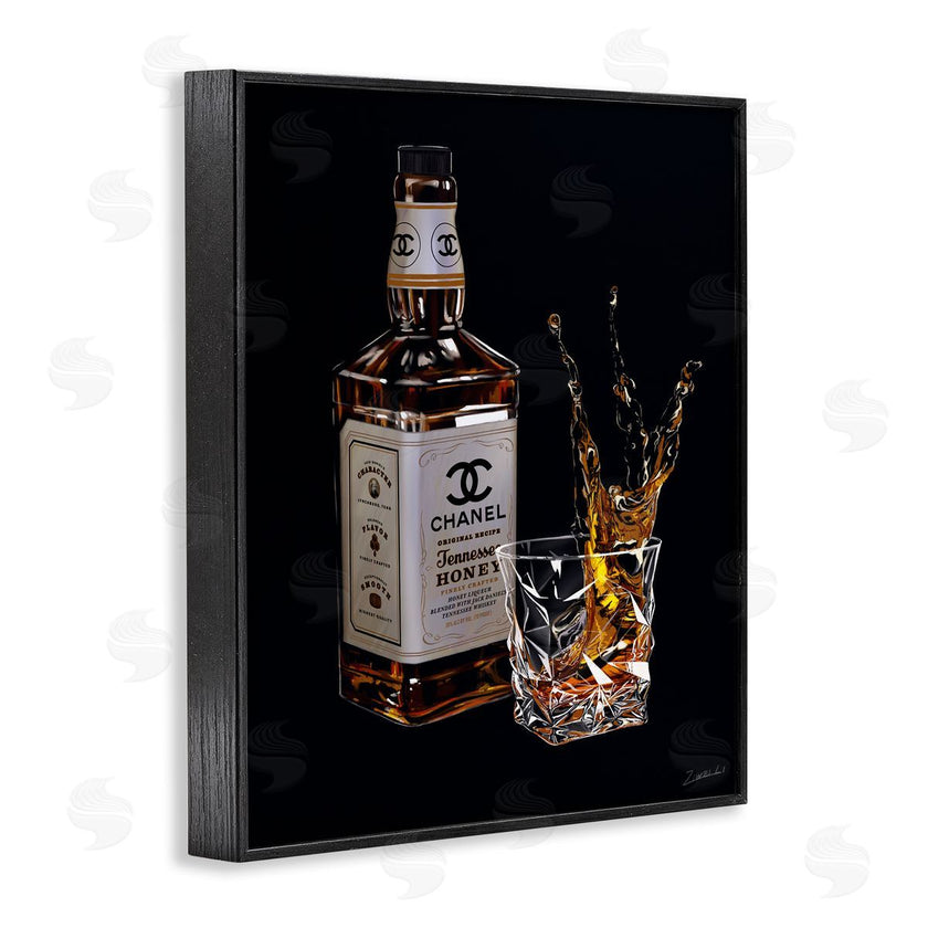Ziwei Li | Splashing Liqueur Glam Whiskey Bottle