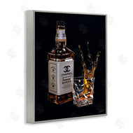 Ziwei Li | Splashing Liqueur Glam Whiskey Bottle