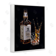 Ziwei Li | Splashing Liqueur Glam Whiskey Bottle