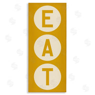 Ryan Fowler | Retro Style Eat Circle Letters Sign