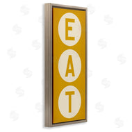 Ryan Fowler | Retro Style Eat Circle Letters Sign