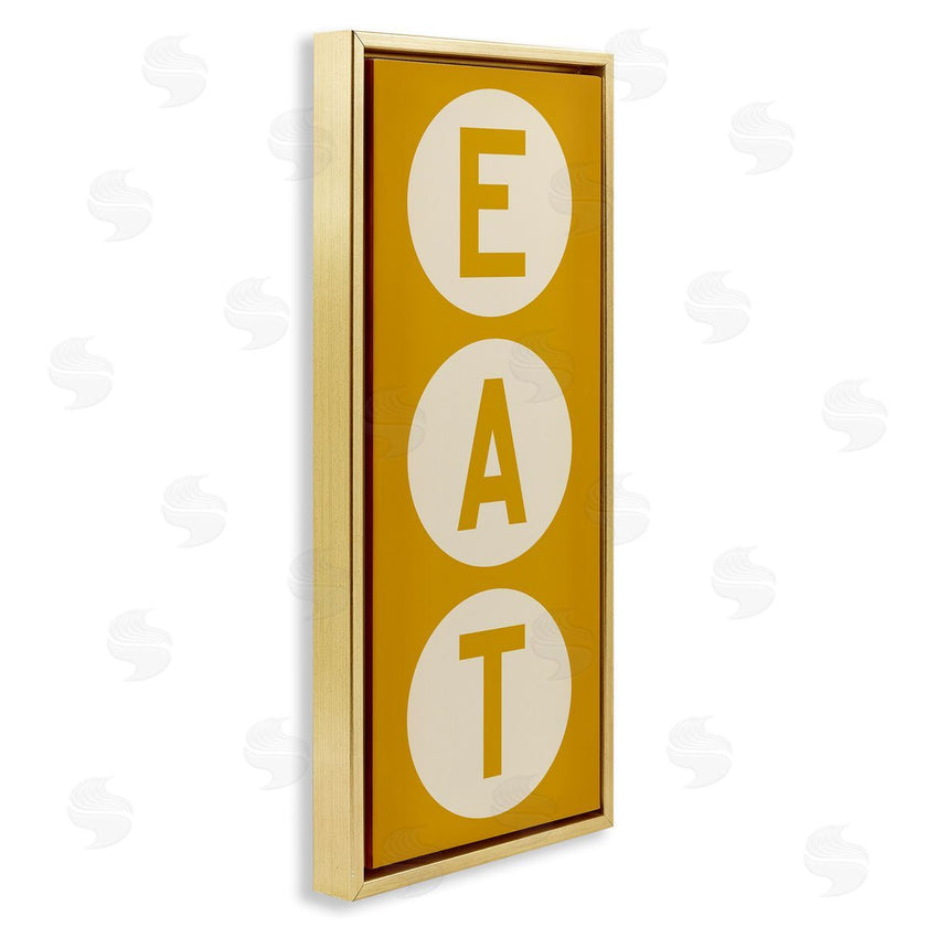 Ryan Fowler | Retro Style Eat Circle Letters Sign