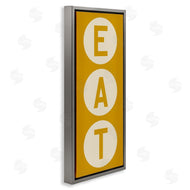 Ryan Fowler | Retro Style Eat Circle Letters Sign