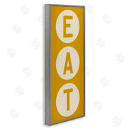 Ryan Fowler | Retro Style Eat Circle Letters Sign