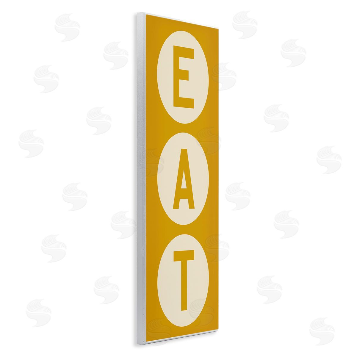 Retro Style Eat Circle Letters Sign Wood Plaque Wall Art, Home Decor by Ryan Fowler