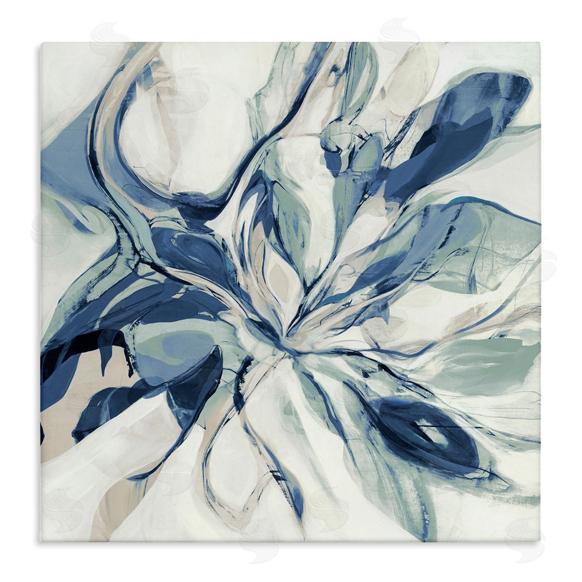 Sarah Stockstill Abstract Dreamlike Fluid Form Stretched Canvas Wall Art Print