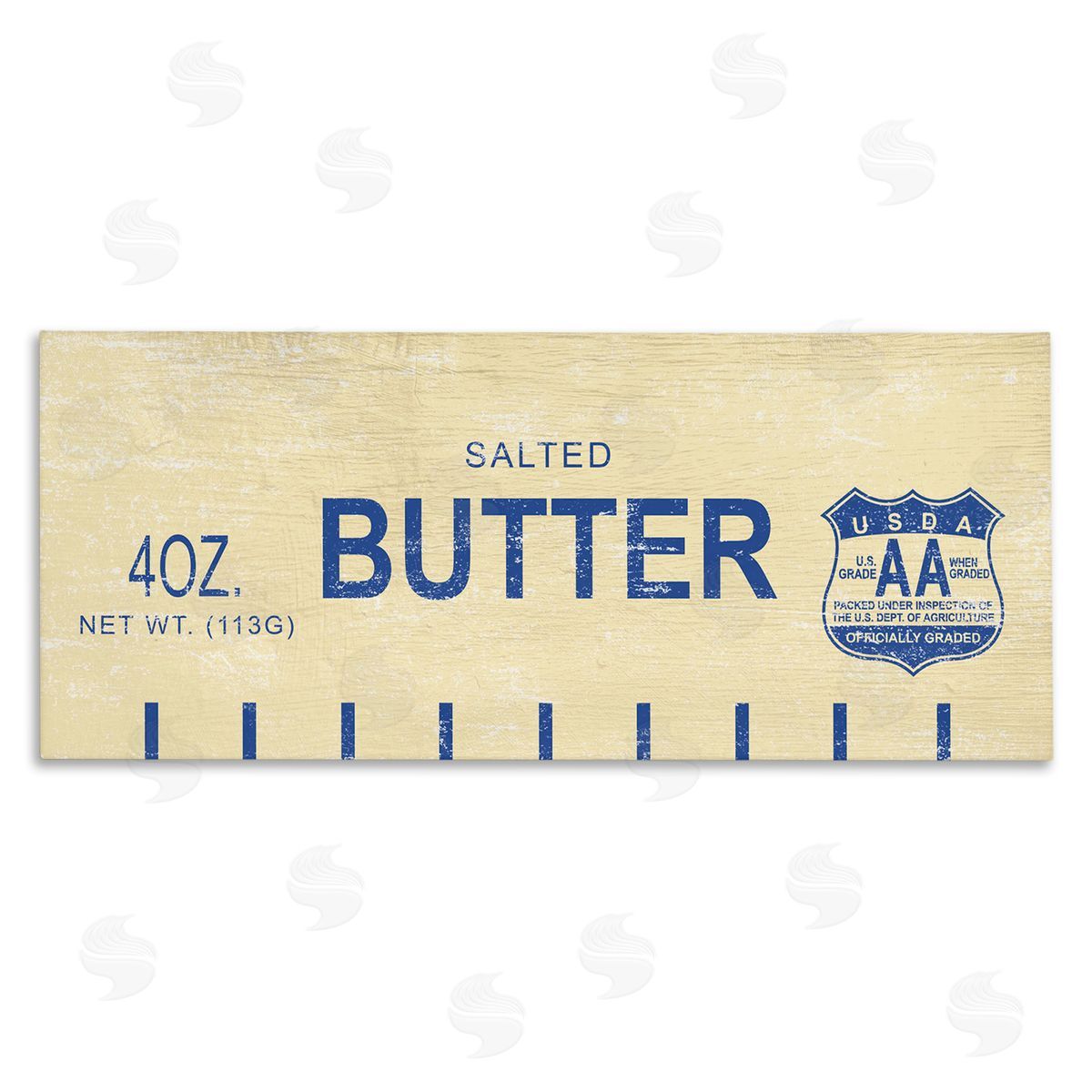 Vintage Salted Butter Canvas Wall Art, Home Decor by Stupell Studio