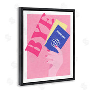 Stupell Studio | Bye Holding Travel Passport