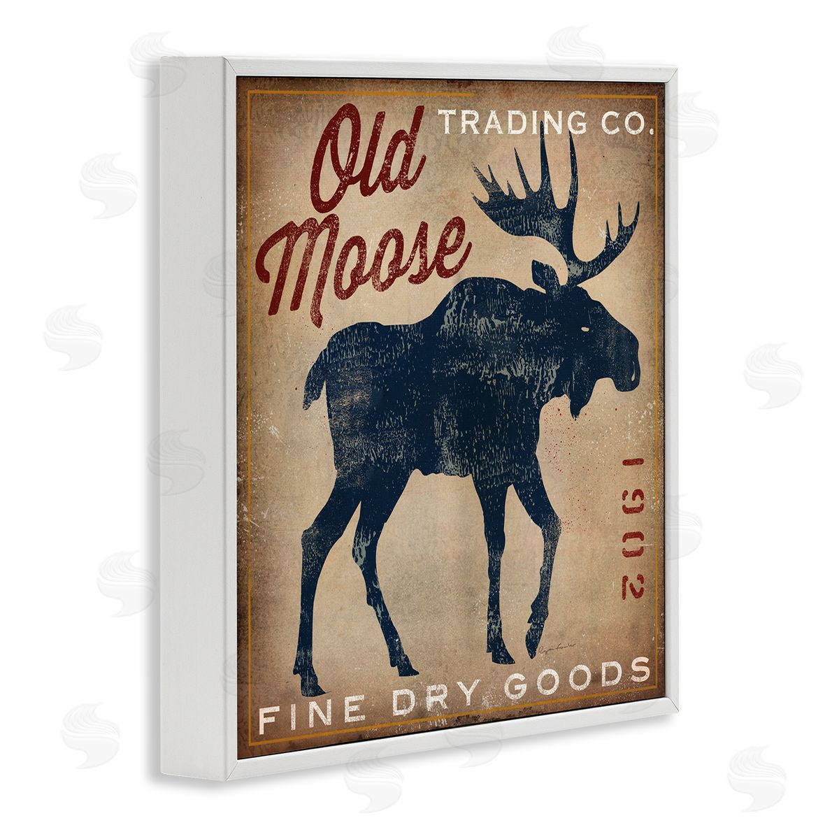 Ryan Fowler Old Moose Trading Co. White Framed Glicee Wall Art Print