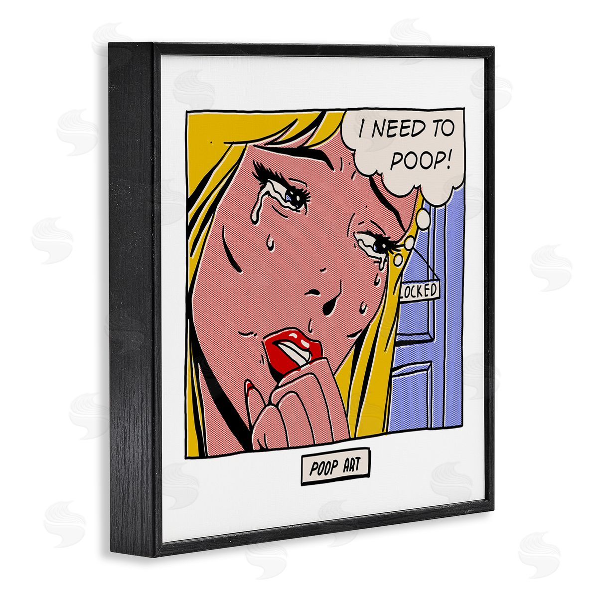Matheus Lopes Castro Need To Poop Classic Comic Black Framed Glicee Wall Art Print