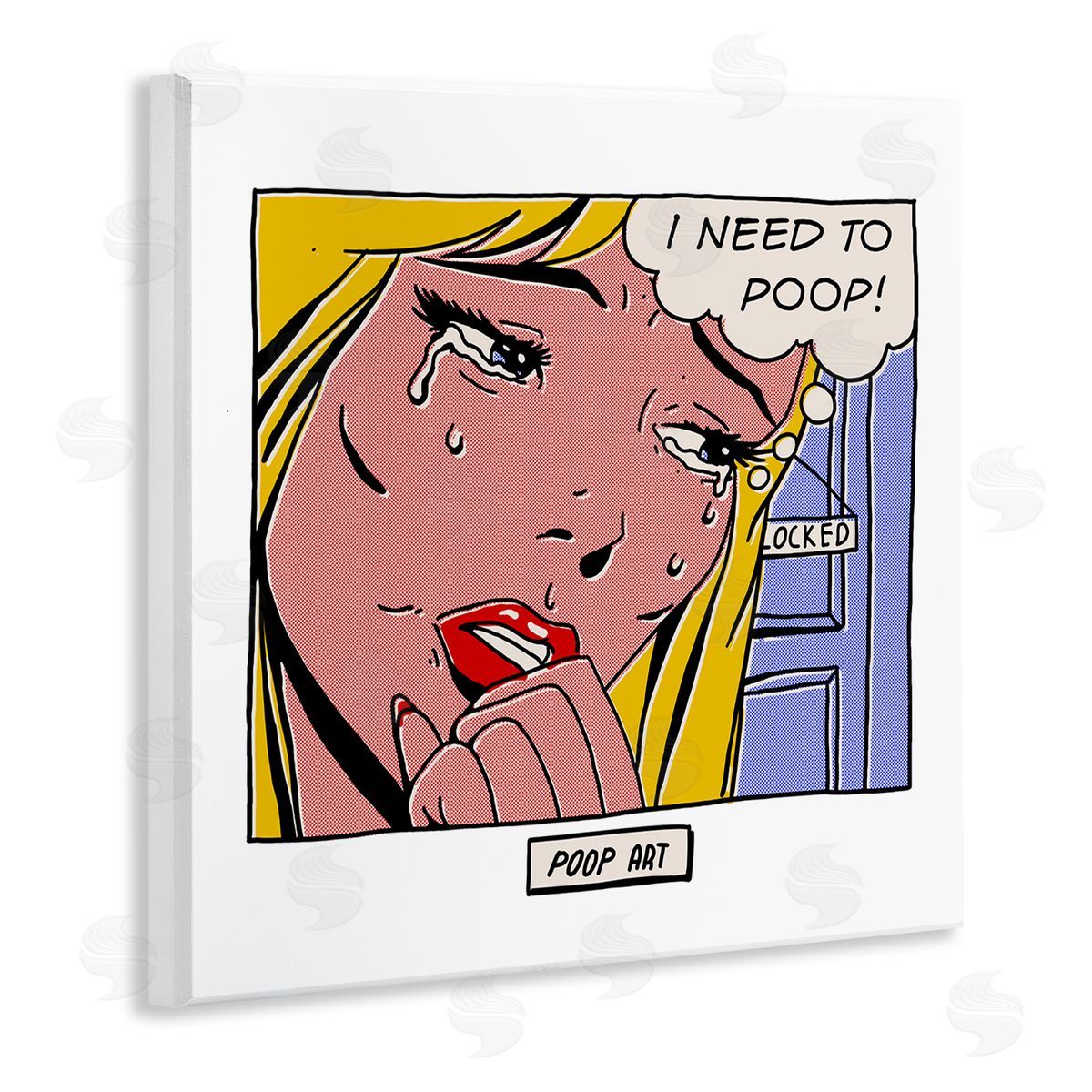 Matheus Lopes Castro Need To Poop Classic Comic Wooden Wall Plaque Art Print