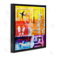 Jan Weiss | Bold Airplanes Typography Collage
