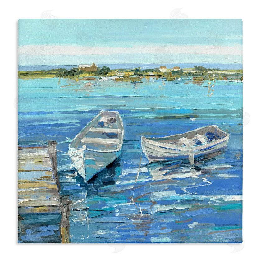 Sally Swatland | Serene Rowboats at Dock