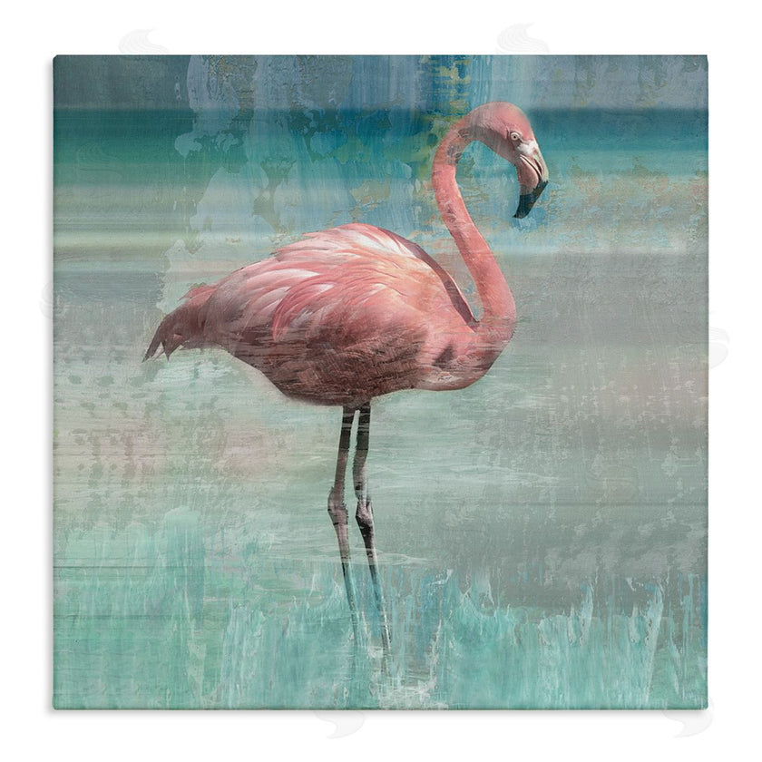 Nan | Layered Flamingo Bird Portrait