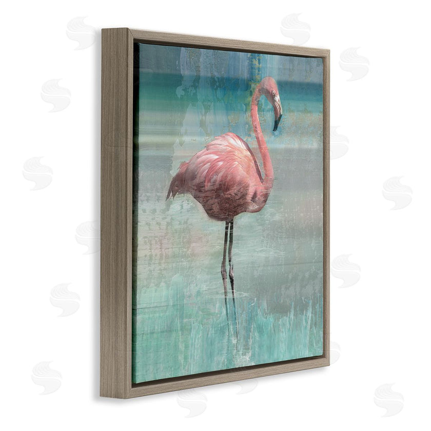 Nan | Layered Flamingo Bird Portrait