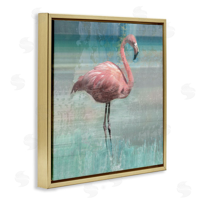 Nan | Layered Flamingo Bird Portrait