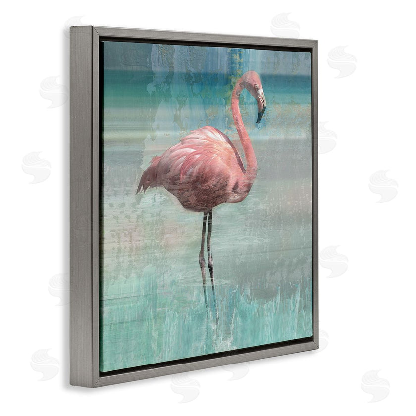 Nan | Layered Flamingo Bird Portrait