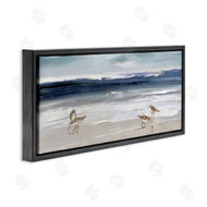 Sally Swatland | Sandpipers Grazing Sea Shore