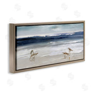 Sally Swatland | Sandpipers Grazing Sea Shore