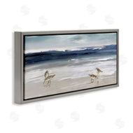 Sally Swatland | Sandpipers Grazing Sea Shore