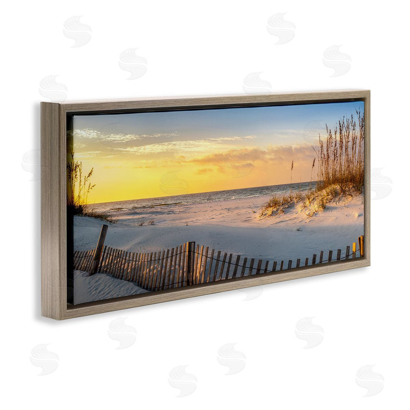H.J. Herrera | Panoramic Coastal Beach Sunrise