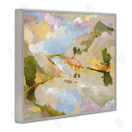 Trevor Copenhaver | Abstract Mountain Reflection Painting