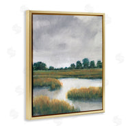 Tim OToole | Cloudy Rural Marsh Landscape