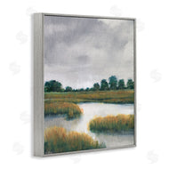 Tim OToole | Cloudy Rural Marsh Landscape