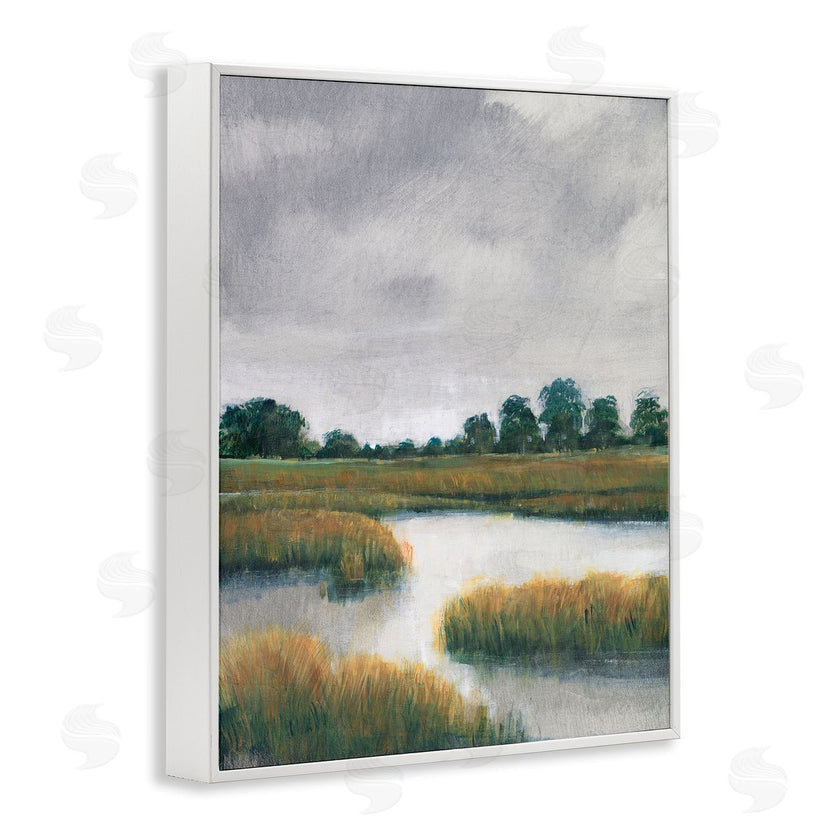 Tim OToole | Cloudy Rural Marsh Landscape