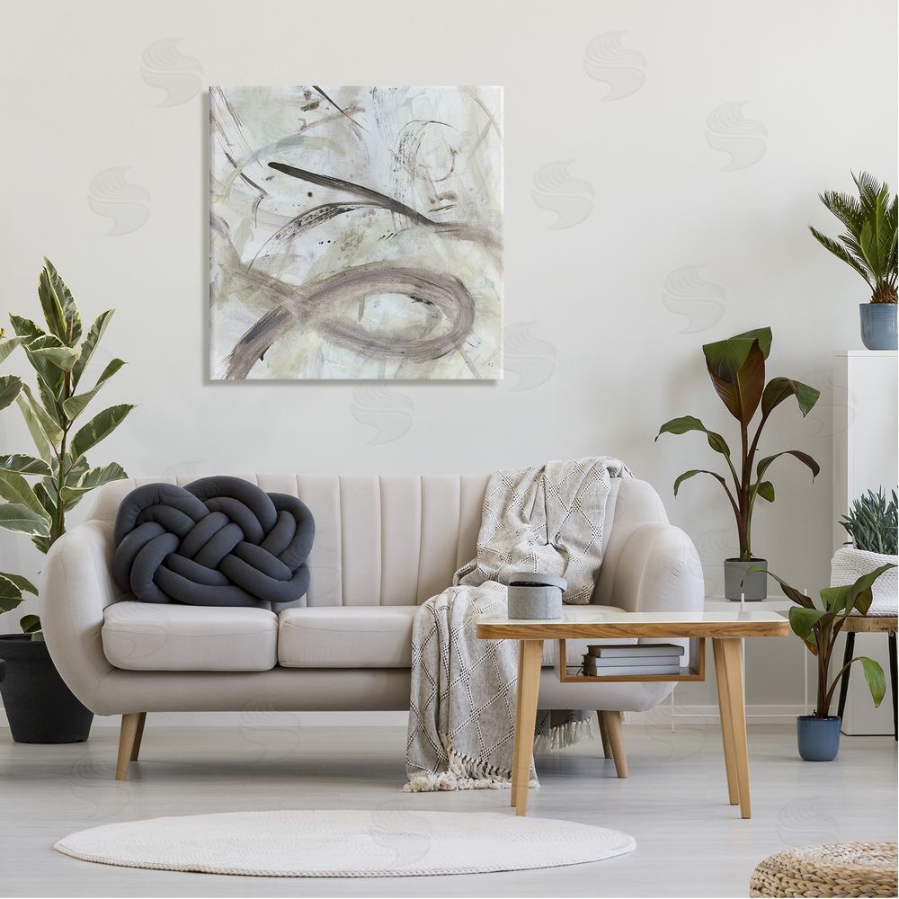 Susan Jill Abstract Fluid Shapes Arrangement Canvas Wall Art in Room