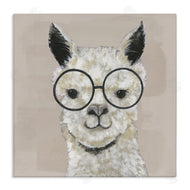Tava Studios | Happy Alpaca Glasses Portrait