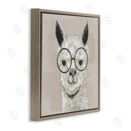 Tava Studios | Happy Alpaca Glasses Portrait