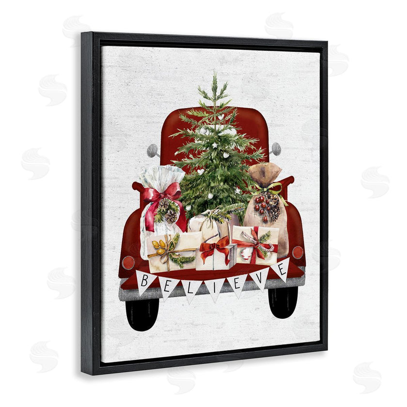 Lettered and Lined | Believe Seasonal Christmas Truck