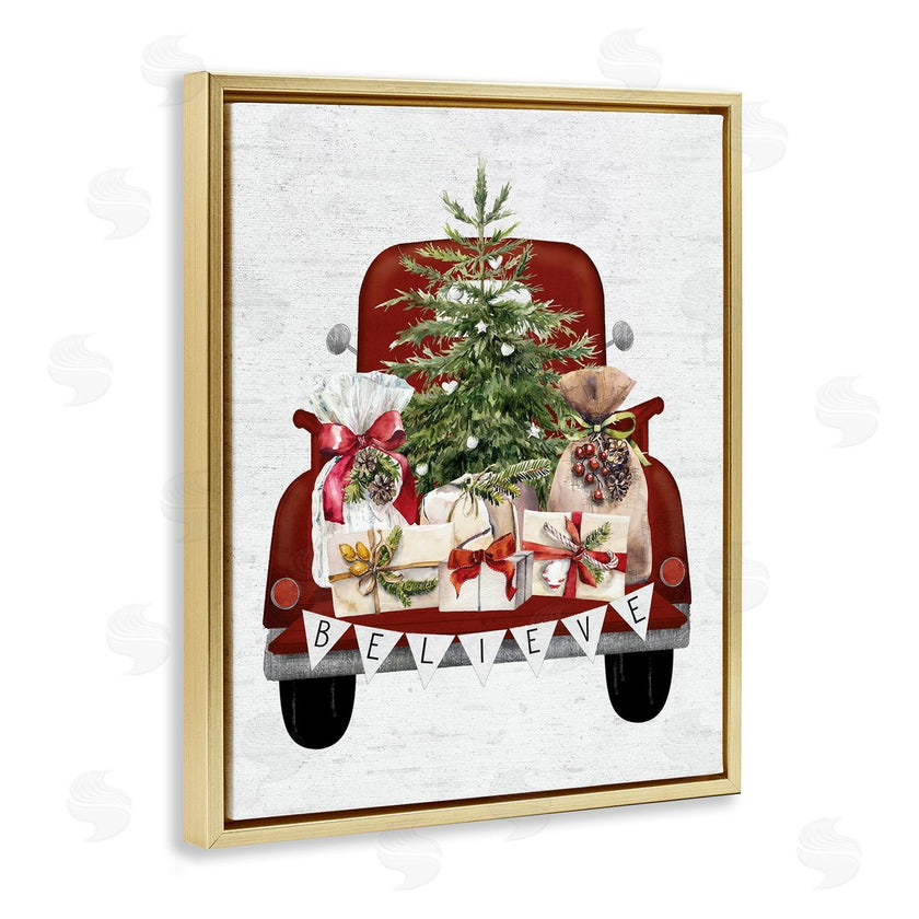 Lettered and Lined | Believe Seasonal Christmas Truck