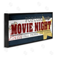 Kim Allen | Movie Night Vintage Sign