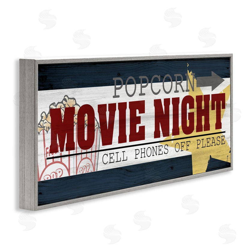 Kim Allen | Movie Night Vintage Sign