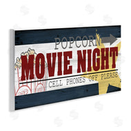 Kim Allen | Movie Night Vintage Sign