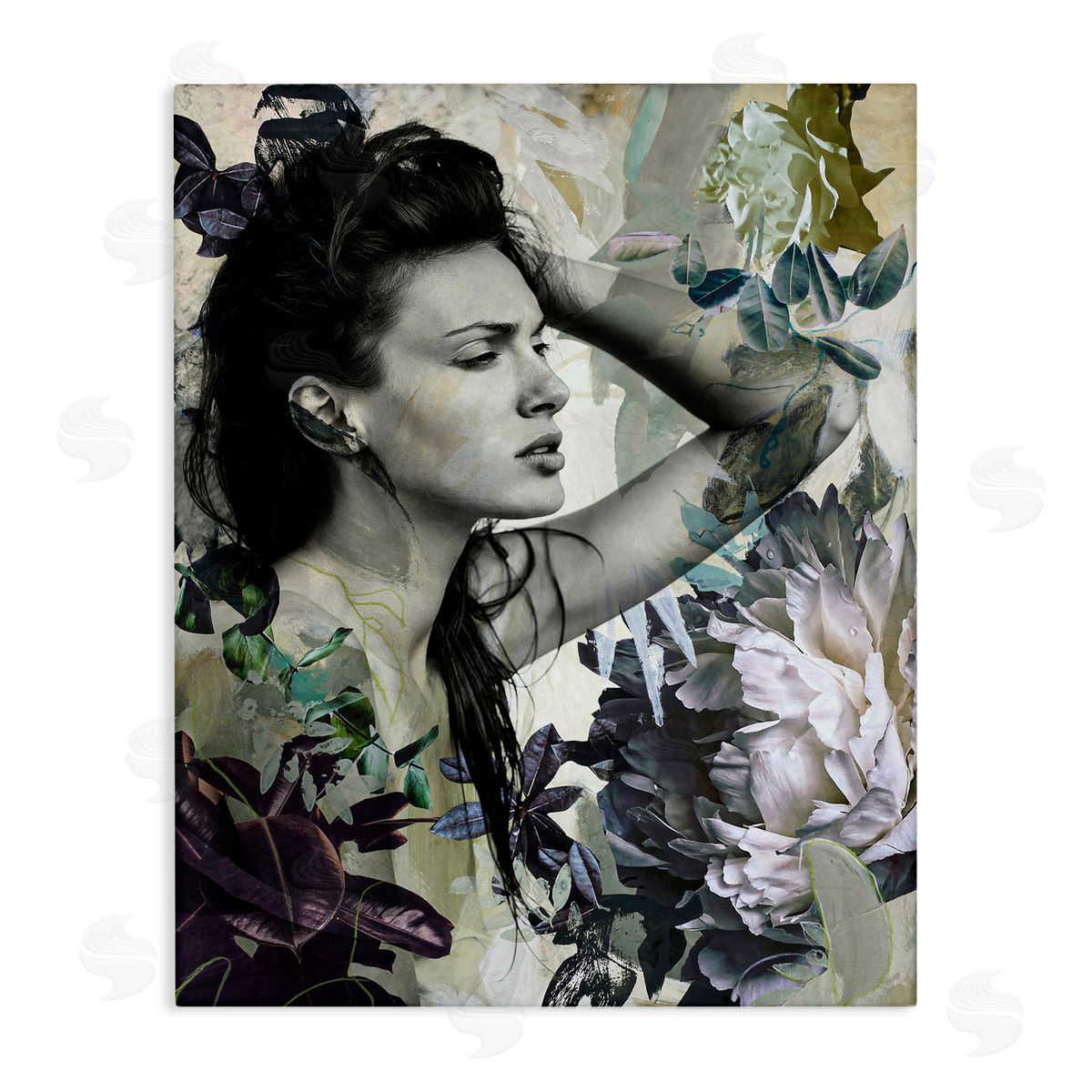 Design Fabrikken Floral Blossom Woman Collage
