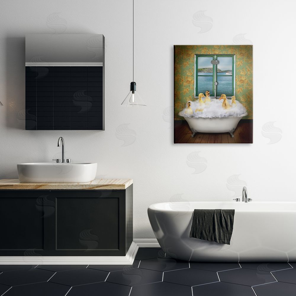 John Hovenstine Ducks Bathing Tub Ocean View