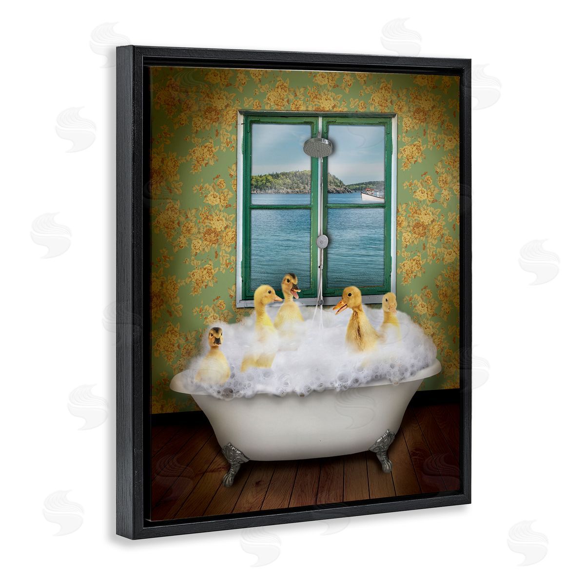 John Hovenstine Ducks Bathing Tub Ocean View
