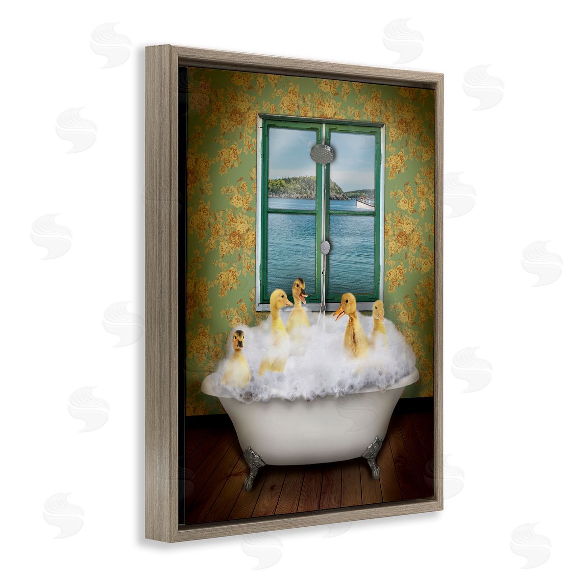 John Hovenstine Ducks Bathing Tub Ocean View