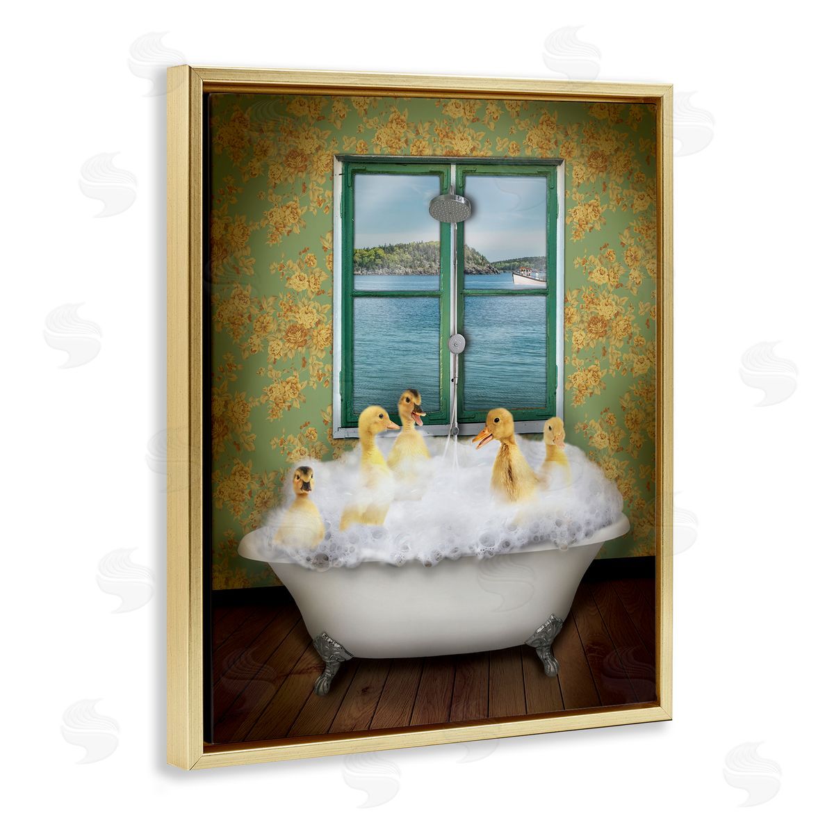 John Hovenstine Ducks Bathing Tub Ocean View