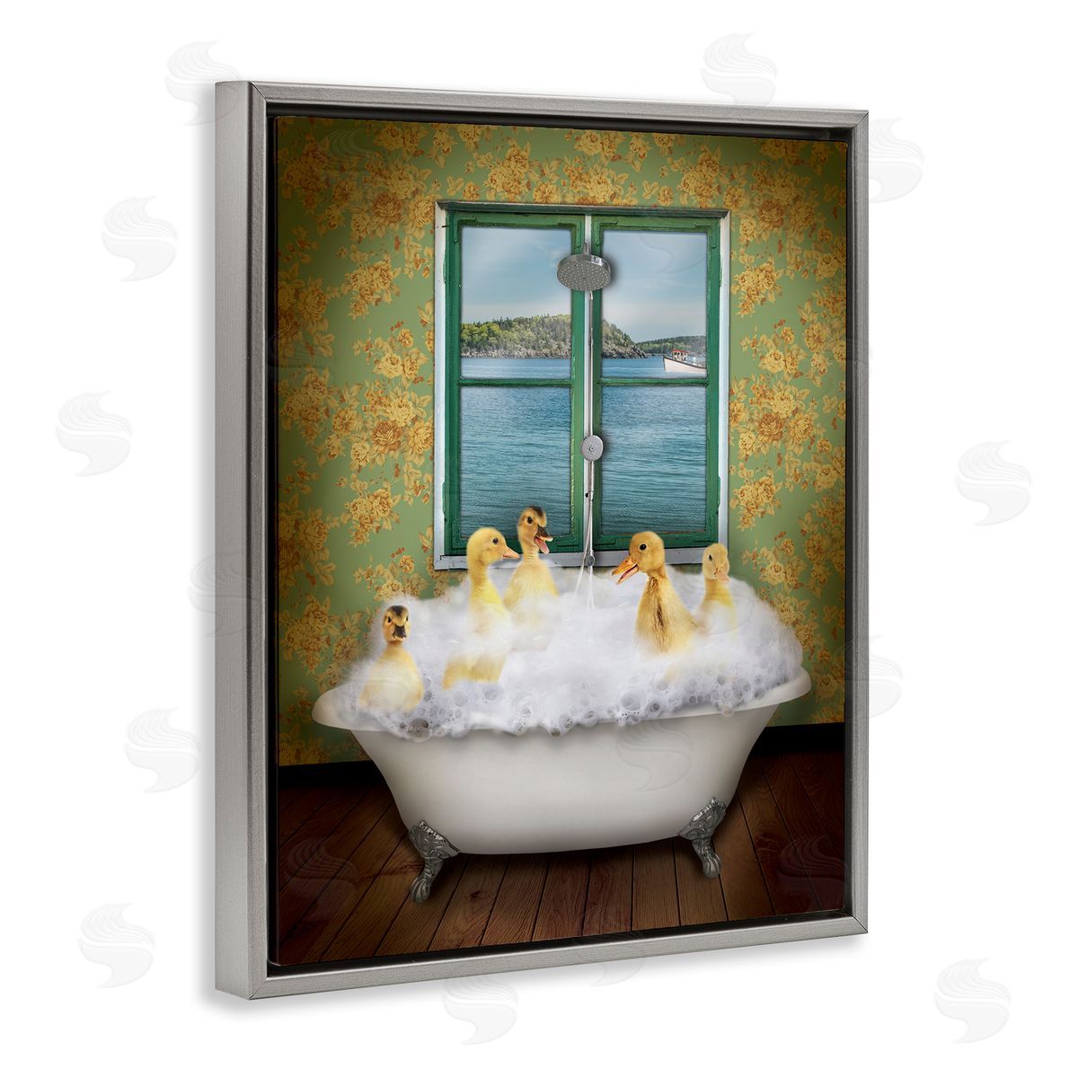 John Hovenstine Ducks Bathing Tub Ocean View