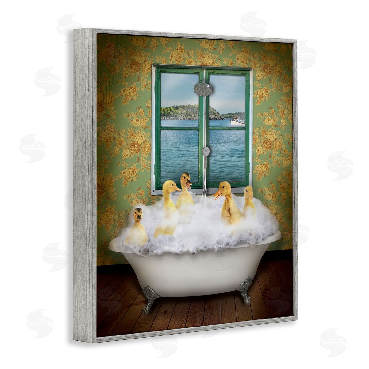 John Hovenstine Ducks Bathing Tub Ocean View