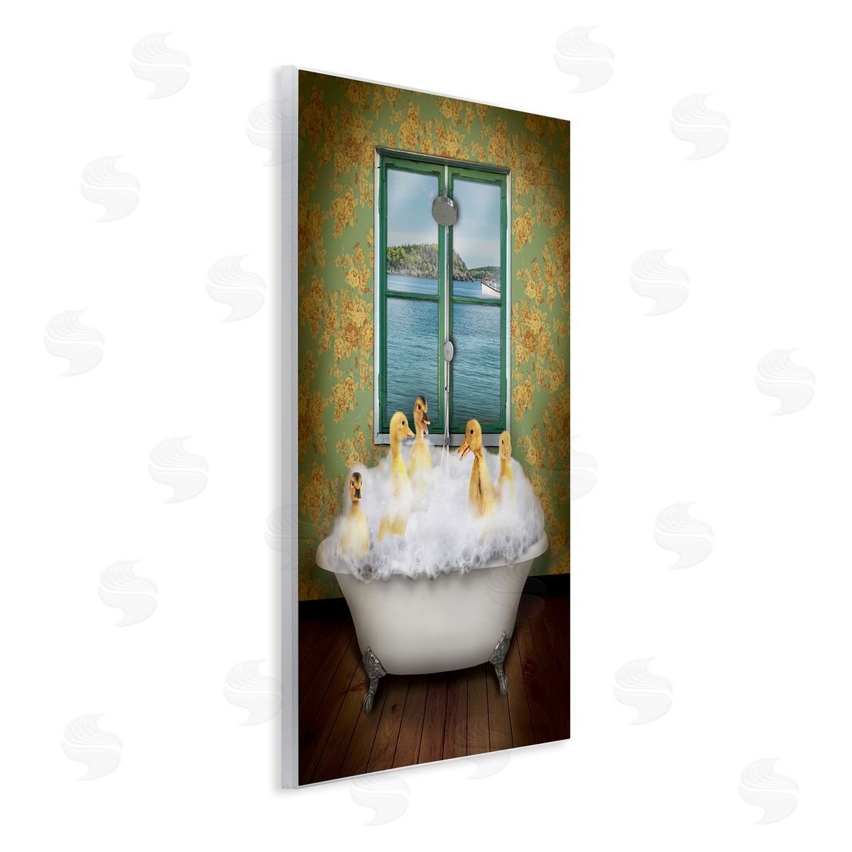 John Hovenstine Ducks Bathing Tub Ocean View