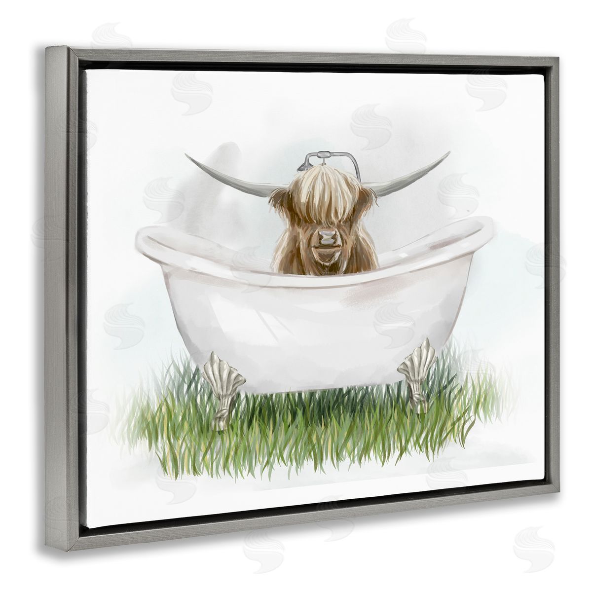 Ziwei Li Country Highland Cattle Bathtub