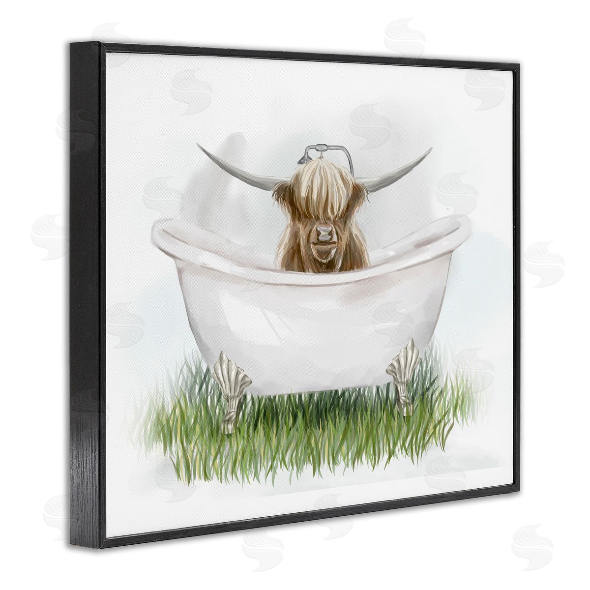 Ziwei Li Country Highland Cattle Bathtub