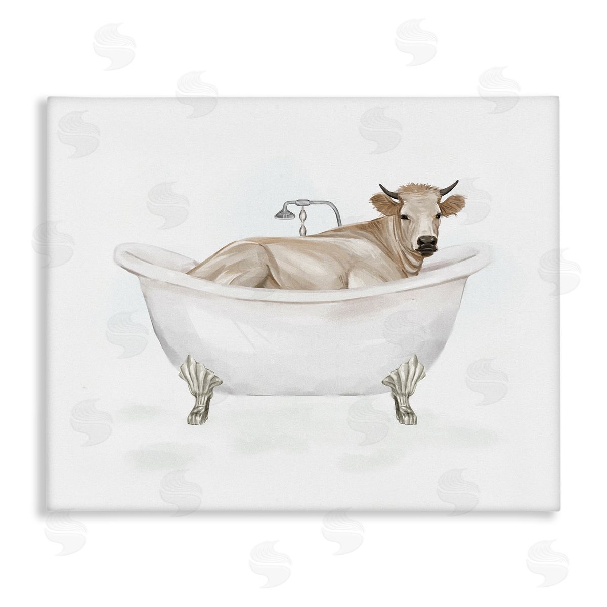 Ziwei Li Farm Cow Bathing Tub Animal